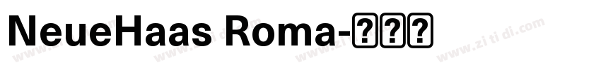 NeueHaas Roma字体转换